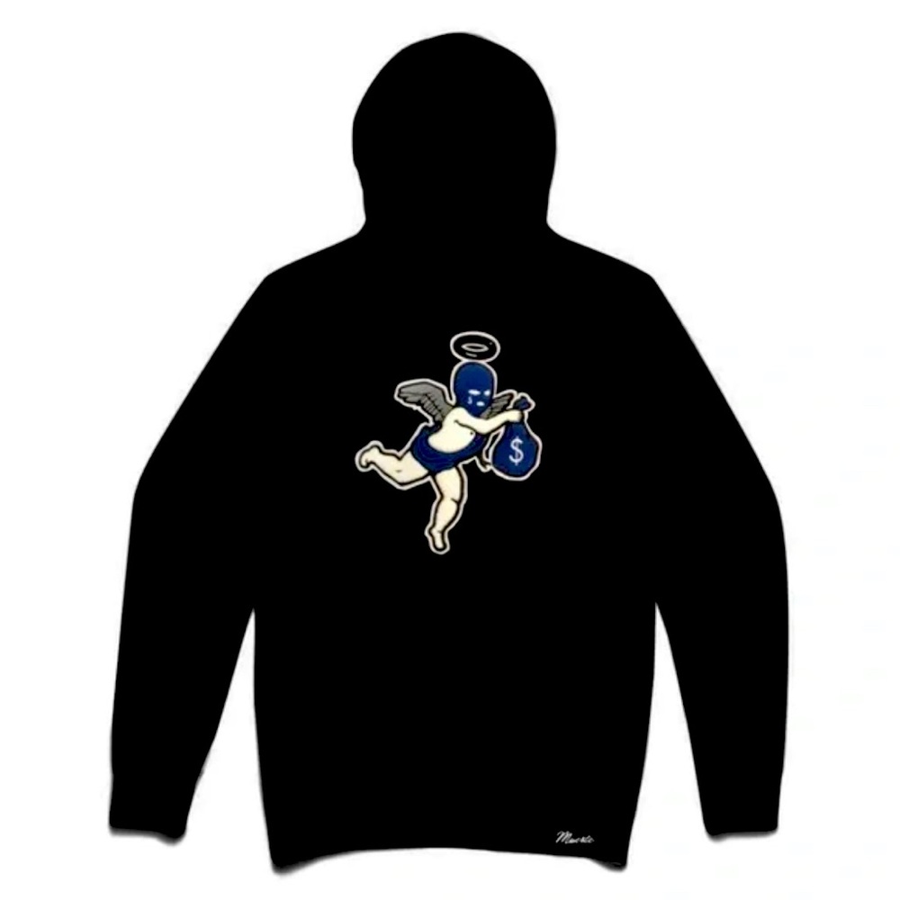 Hastamuerte Unisex Logo Angel Textured Hoodie